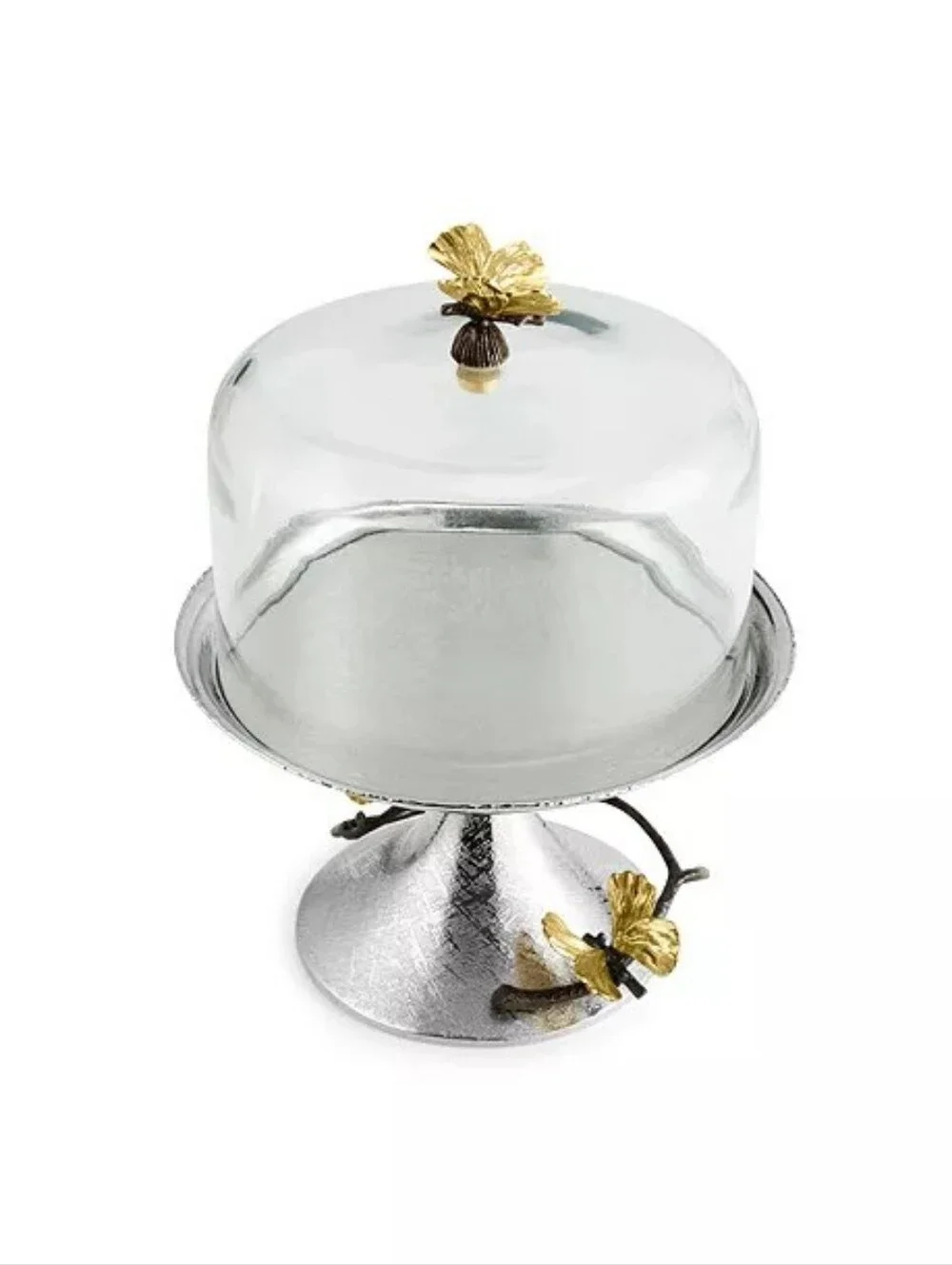 Michael Aram Butterfly Ginkgo Pastry Dish with Dome